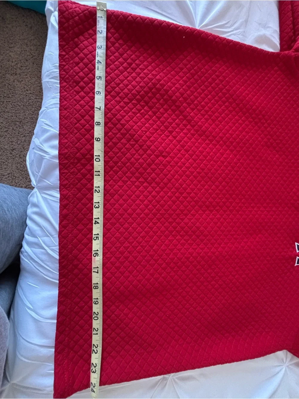 Los Angeles Angels Red Quarter-Zip Pullover Sweater